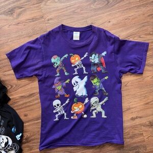 Gildan Purple Halloween Character T-Shirt
